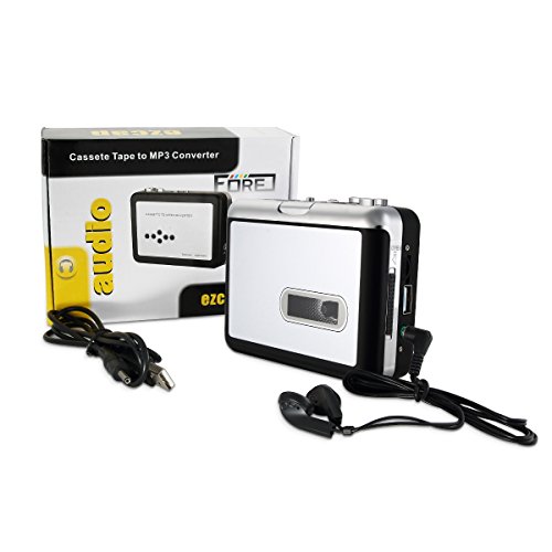 FORE Nostalgia USB Cassette/Tape Converter/Player with Thumb/Flash