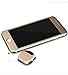 Connetech(tm) for Iphone 6 Color Screen Protector Unibody Style[titanium Alloy + Tempered Glass] Full Front Hybrid Titanium Alloy Sticker Built-in Tempered Glass Body Sticker 2.5 Round Edge 9h Hardness Premium Tempered Glass Screen Protector for Iphone 6 4.7 Inches (Iphone6 4.7 Inch-gold)