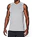 Under Armour Men's Raid Sleeveless T-Shirt, True Gray Heather/Steel, X-Large