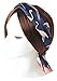 Persmileful Women's Fashion Soft Large Satin Square Chiffon Polyester Scarf Set Head Neck Multiuse Solid Colors Available (Navy)