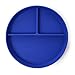 Chewbeads Silicone Divided Plates - Set of 2 - Non Slip Toddler and Baby Plates - Dishwasher, Microwave & Freezer Safe Silicone Plates for Baby - 100% Silicone, BPA Free & Phthalate Free
