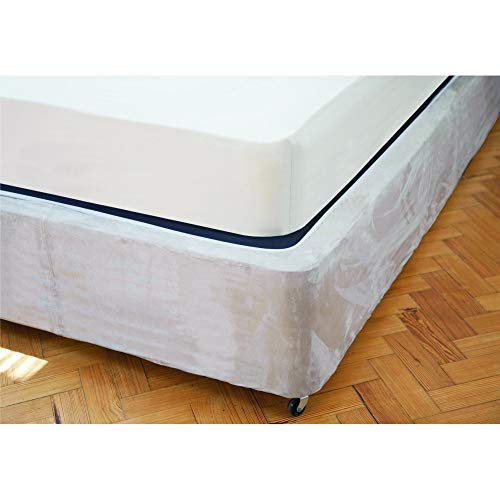 Belledorm Divan Bed Base Wrap Valance Sheet (Double Size, Linen) Transforms a drab looking bed