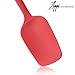 MaxDare Silicone Spatulas and Spoon Set, One-Piece Design Heat Resistant Dishwasher Safe Kitchen Utensil for Baking Cooking Stirring, Non Stick BPA-Free Food Grade Rubber, Set of 6, Red
