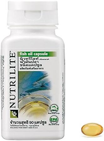 Nutrilite Fish OIL Capsule Salmon Fish Oil Provides Omega-3 Fatty Acids Net Content: 90 Capsules By Amway by amway