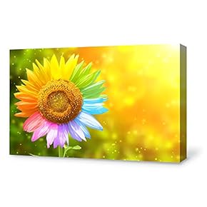 Canvas Wall Art for Living Room,Bedroom Home Artwork Paintings Sunflower Ready to Hang - 12x18 inches