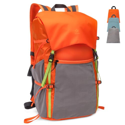 20L Hiking Backpack, Small Lightweight Daypack for Men Women,Orange at Amazon