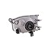 HEADLIGHTSDEPOT Compatible with/Replacement for Chrome Housing Halogen Headlights Nissan Pathfinder 1999-2004 Includes Left Driver and Right Passenger Side Headlamps