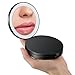 Magicfly Travel Mirror, 10X/ 5X/ 1X Travel Magnifying Mirror with Light, USB RechargeableTravel Makeup Mirror, Daylight LED Compact Mirror Handheld Lighted Folding Mirror for Traveling, Black