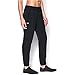Under Armour Women's Easy Studio Pant, Black/Silver, Medium