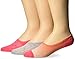 ASICS Invisible Performance Running Socks (3 Pack), Melon Ombre, Small