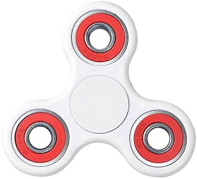 360 Anti-Anxiey Fidget Spinner Helps Focusing Fidget Toy Tri-Spinner Stress Reducer Time Killer (Light gray)