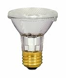 Satco S2231 39 Watt (50 Watt) 530 Lumens PAR20 Halogen Narrow Spot 10 Degrees Clear Light Bulb, Dimmable