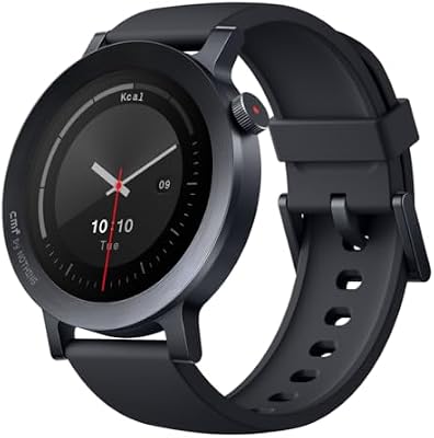 CMF Watch 3 Pro – Smartwatch 1,43" AMOLED, 13 Tage Akku, Dual-GPS, Bluetooth-Anrufe mit KI-Rauschunterdrückung, Herzfrequenz & Schlaftracking – Dunkelgrau