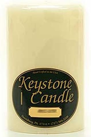 4 x 6 Unscented Ivory Pillar Candles