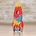 OXEMIZE Wooden Puzzles for Toddlers Space Rocket Kids Wooden Blocks and Trailer Toys Preschool Educational Toys Color sorter Puzzle Set for All Children, Boys and Girls Ages 3 4 5 to 8 Years Old