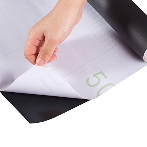 Peel and Stick Solid Color Black Wallpaper 24" by 393" by SUNCOLOR (Black) Pricepulse