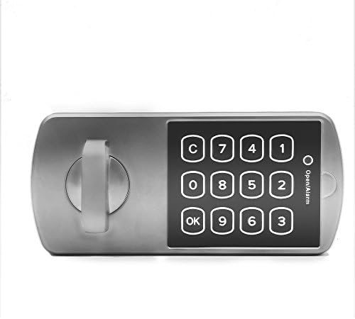 NATAMO Electronic Keypad Deadbolt ,Zinc Alloy Coded Keyless Entry Door Lock for School Home and Office File Cabinet, Strong Box,Lockers,Wardrobe,Horizontal