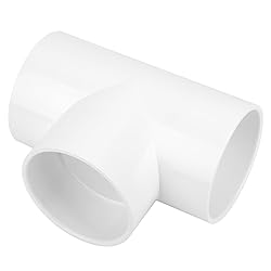 3 Way 4" PVC Tee Pipe Fittings Adapter