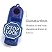 Betertek Peg Hook Locks, Blue 50pcs Hook Stop Lock Anti Theft Peg Locks for Retail Security Display Hook Lock Magnetic Stop Locks for Slatwall and Pegboard Hooks