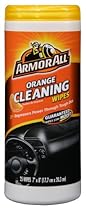 Armor All 10831 Air Freshening Cleaning Wipes, Orange Scent - 25 sheets