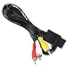 Mudder Composite AV Cable Replacement Wire Cords for Nintendo N64/ SNES/ Gamecube/ GC, 1.8 Meters/ 5.9 Feet
