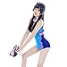 Nuoqi Japanese Anime Cosplay Sweet Swimwear One-Piece Suits Costumes CC2123E-L Blue