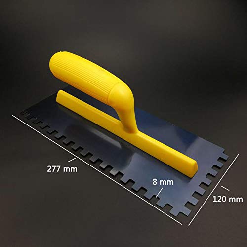 Premium Stainless Steel Notched Trowel (8mm8mm) and EVA Rubber Grout