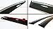 Fits for 2006-2013 Lexus IS250 IS350 is-F Slim VIP Style Clip On Smoke Tinted Window Visor W/Chrome Trim