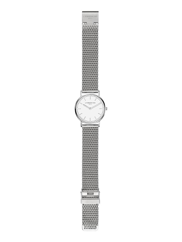 Liebeskind Berlin Women's Watch - Round Quartz Watch 34mm - Mesh Strap - 5ATM Water Resistant - Modern & Elegant Available