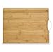 Chef Essential Extra Large Thick Bamboo Cutting Board, 18x12 with Drip Groove and Handle
