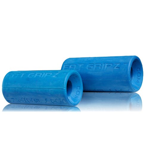 Fat Gripz Thick Bar Training Grips Blue 2pack