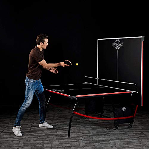 Lancaster 2 Piece Tournament Indoor Folding Table Tennis Ping Pong Game Table
