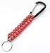 550 Piranha Paracord Survival Key Chain/Fob on Carabiner