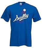 TeeCamp Vin Scully Baseball Hall of Fame Broadcaster California Baseball Fans. Men's T-Shirt ROYAL LARGE