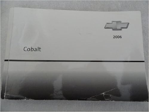2006 chevrolet cobalt owners manual