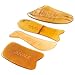 Gua Sha Scraping Tools - 4-Pack Gua Sha Massagers, Perfect for Acupuncture, Deep Tissue Massage Therapy, Muscle Relief, Decorative Bag Included