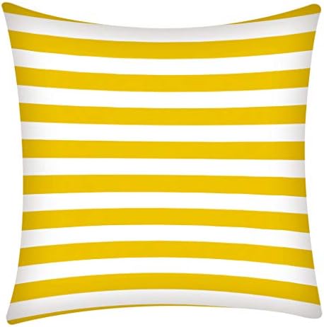 GreatestPAK Pillow Case 45 X 45cm Stripe Geometric Print Cushion Cover Home Decoration Polyester Fiber Cushion Pillowcase for Sofa Car