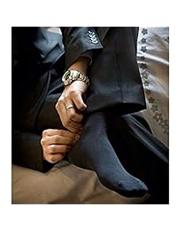 SOXART 95% Algodón Calcetines de vestir premium para hombres y mujeres Formal 6-Pack Ligero Súper suave Color sólido