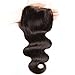 UNice Hair Icenu Series Free Part 1pc 4x4 Lace Closure with Virgin Brazilian Human Hair 3 Bundles Weaves 4pcs Lot Body Wave Natural Color (12 14 16+10 Free Part)