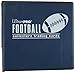 Ultra Pro BLUE Football Card Album (3 Inch D-Ring Binder) and a Sealed Box of 9 Pocket Storage Sheets (100 Pages).