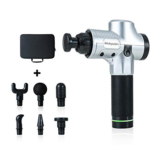 Massage Gun   Deep Tissue Percussion Muscle Massager for Pain Relief, Handheld Electric Body Massage