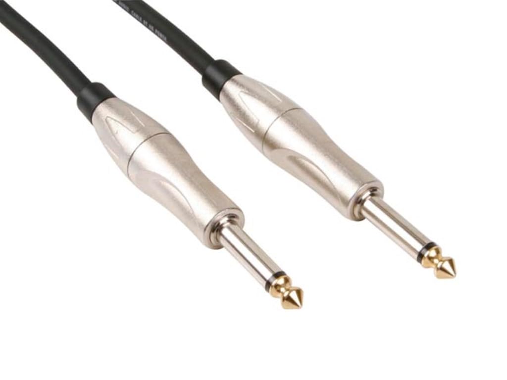 PRO AUDIO CABLES 641260 Cable 6.3 mm Mono Jack Plug 2 m Length Black