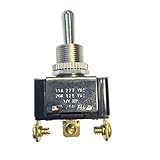 Gardner Bender GSW-117  Heavy-Duty Electrical Toggle Switch, SPDT, Mom ON-OFF-Mom-ON,  20 A/125V AC, Screw Terminal