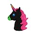New 2600mah Blakc Unicorn Emoji Cartoon Cute Funny PVC External Battery Portable Charger 2600mah Power Bank for iPhone 7 Plus 6 6S Plus 5S 5C 4S Samsung Galaxy S7 S6 Edge S5 (Black Unicorn)