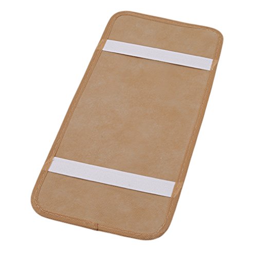 GUAngqi Car Sun Visor Sunshade CD DVD VCD Disc Sleeve Wallet Storage Case Holder Clipper Bag Pocket 12 Slot Car Notes Pouch Card Storage Bag Visor Case Organizer,Beige - Thumbnail 2