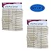 Home-X Heavy Duty Wooden Clothespins | Durable Outdoor Clothes Pins for Hanging Clothes and Drying Laundry, Set of 100