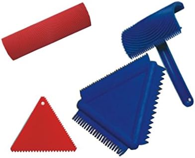 Shentian 4Pcs M-shape Wood Graining Design