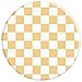 Checkerboard Yellow and White | Check Pattern / Checkered PopSockets PopGrip: Swappable Grip for Phones & Tablets PopSockets Adhesive PopGrip