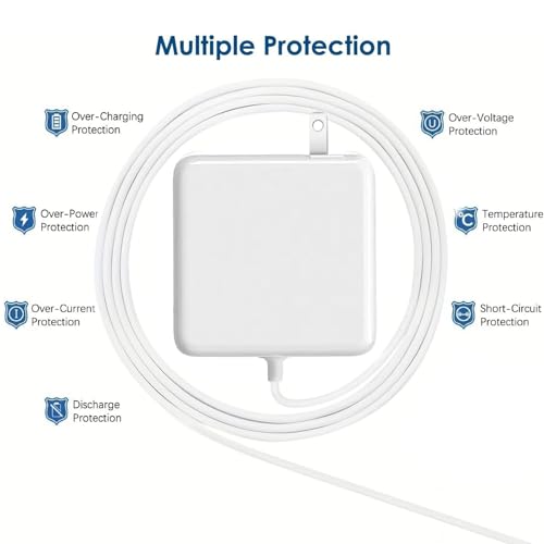 Mac Book Pro Charger - 85W Magnetic T-Tip Power Adapter (Between 2012-2017) | Mag 2 Laptop Charger Compatible with MacBook Air/Pro Retina 13/15/17 " After 2012 with Model: A1425, A1435, A1502,MF840