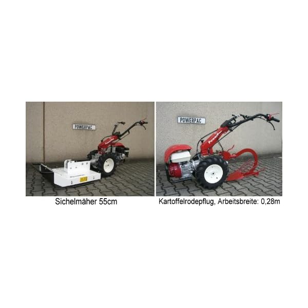 Modell 2025 - POWERPAC MF3 - EINACHSER FrÃ¤skasten 50cm MOTORHACKE GARTENFRÃSE MOTORFRÃSE 5,5 PS – Bild 6